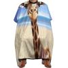 OUAGHBX Beach Giraffe Hair Cutting Cape for Men & Women, Waterproof Barber Cape with Adjustable Neck Buckle,Salon Hair Cutting Accessory for Home Use view 1