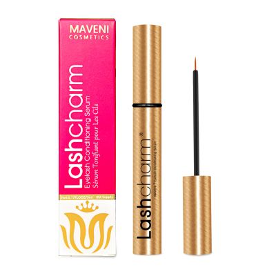 MAVENI Lash Enhancing Serum, Eyelash Conditioning Serum for Longer-Looking, Fuller-Looking Lashes, Daily Lash Care for Thin, Sparse & Fragile Lashes, Safe for Sensitive Eyes (0.1 Fl Oz)
