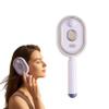 Electric Spray Hair Brush with Air Cushion Massage & Retractable Teeth, 10ml Water Tank Mist Comb for Frizz Control, Cordless Electric Detangler for Women Travel Friendly Hair Care Tool (Purple) view 1