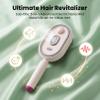Electric Spray Hair Brush with Air Cushion Massage & Retractable Teeth, 10ml Water Tank Mist Comb for Frizz Control, Cordless Electric Detangler for Women Travel Friendly Hair Care Tool (Purple) view 2