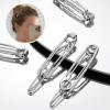 12PCS Metal Safety Pin Hair Clip Small Funny Pin Shape Design Goth Hairs Stick Pins Silver Simple French Style Hair Sticks Hairpin Clips for Women Vintage Hairstyle Accessories view 3