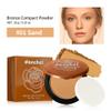 Bronze Compact PowderEasy to Blend Buildable Coverage for Long Lasting Bronzed GlowMatte FinishBuildable Coverage for All Skin Tones (01 Sand) view 2