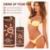 Vegan Sugar-Free Tanning Drink - Natural Oral Drops for a Sun-Kissed Glow with Flavor, 60ml view 4