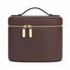 idoltimes Cosmetic Case, Leather Makeup Bag, Portable Handheld Makeup Case, Detachable Compartments view 1