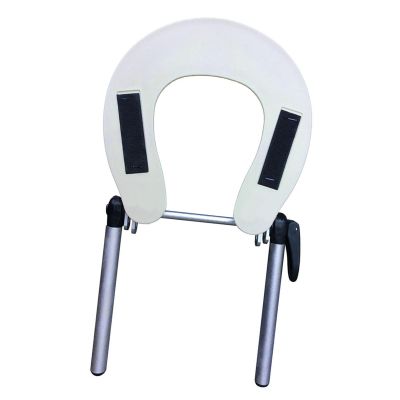 Luwecf Massage Table Face Cradle Adjustable Universal Support Headrest Stand Aluminum Frame Sponge Padding Lightweight Structure Suitable for Professional