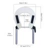 Luwecf Massage Table Face Cradle Adjustable Universal Support Headrest Stand Aluminum Frame Sponge Padding Lightweight Structure Suitable for Professional view 3