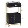 BarberPub Rolling Salon Trolley Cart for Storage,Barber Tool Organizer 2074 view 3