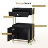BarberPub Rolling Salon Trolley Cart for Storage,Barber Tool Organizer 2074 view 4