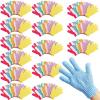 112 Pcs Exfoliating Gloves, Shower Gloves Bulk, Multicolor Polyester Bath Mitts, Dead Skin Remover, Deep Cleansing Body Scrubber, Bathing Accessories view 1