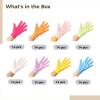112 Pcs Exfoliating Gloves, Shower Gloves Bulk, Multicolor Polyester Bath Mitts, Dead Skin Remover, Deep Cleansing Body Scrubber, Bathing Accessories view 2