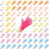 112 Pcs Exfoliating Gloves, Shower Gloves Bulk, Multicolor Polyester Bath Mitts, Dead Skin Remover, Deep Cleansing Body Scrubber, Bathing Accessories view 3