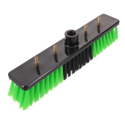 CHILDWEET Solar Panel Cleaning Brush Head Replacement Green Water Fed 35cm Soft Brush Cleaner for and Photovoltaic Panel Glass Window Outdoor Maintenance