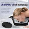 Face Ice Bath Bowl with Built-In Ice Tray, Foldable Silicone, Breathing Hose, Portable Facial Cold Compress for Home, Travel, Camping (Black) view 2