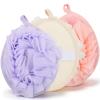 3PCS Bath Shower Pouf Sponge, Scrubber Loofah Sponge with Flower Bath Ball view 1