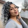 ToyoTree Ocean Wave Crochet Hair - 14 Inch 8 Packs Ombre Gray Mid-Length Curly Deep Wave Crochet Hair, Synthetic Ocean Wave Braiding Hair Extensions (14 Inch,T-Gray-8P) view 1