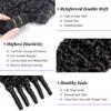 22 24 26 Inch Burmese Curly Bundles Human Hair 3 Bundles 50 Gram/Bundle Unprocessed Brazilian Virgin Weave Hair #1B Natural Color Burmese Curly Bundles Human Hair Extensions view 3