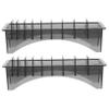 Healifty 2pcs Hair Clipper Blade Storage Case with Slot Comb Holder and Oil Bottle Organizer Hair Trimmer Accessories Box for Professional and Home Use view 1