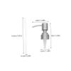 Healvian 4pcs Stainless Steel Soap Pump Replacement Fit Rustproof Pump Head for Lotion Shampoo Hand Wash Bottles Dripless Design for Kitchen Bathroom view 2