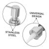 Healvian 4pcs Stainless Steel Soap Pump Replacement Fit Rustproof Pump Head for Lotion Shampoo Hand Wash Bottles Dripless Design for Kitchen Bathroom view 3