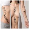 GEEHUA 20 Sheets Flower Temporary Tattoos, Waterproof Fake Tattoos view 4