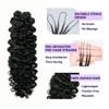 MsFan Feather Crochet Human Hair Water Deep Wave 120G 100Strands 20 Inch NC view 3