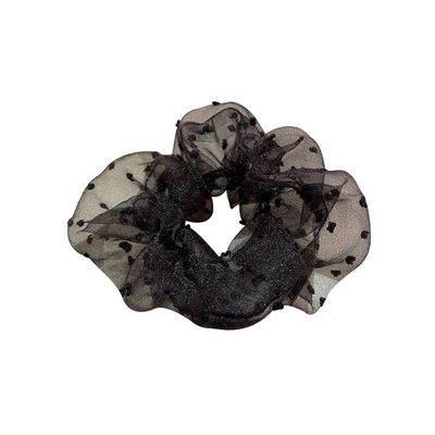 GFHSKRPL Retro Temperament Fairy Pleated Gauze Ball Scalp Tendon Hair Rope Headdress
