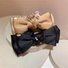 GFHSKRPL Tie Hair Rope Temperament Pearl Crystal Winding Decoration Satin Cloth Art Circle view 4