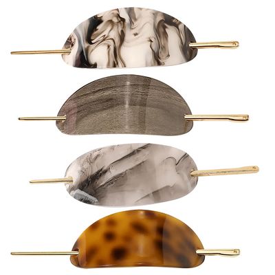 4 Pcs Hair Slide Pins, Acrylic Hair Chopsticks Hair Pins Hair Sticks, Minimalist Style for Bun Making, Hair Accessories for Daily Wear, Party, Festival, Ceremony and Travel