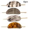 4 Pcs Hair Slide Pins, Acrylic Hair Chopsticks Hair Pins Hair Sticks, Minimalist Style for Bun Making, Hair Accessories for Daily Wear, Party, Festival, Ceremony and Travel view 4