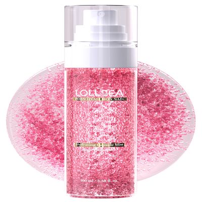 Lollsea PDRN NAD+ Serum Mist, 4 Hyaluronates Hydrating Face Glow Spray