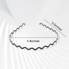 6 Pcs Metal Headbands for Women, Wavy Headband Non Slip, Comfortable Stylish Hair Accessories for Casual and Formal Wear, Headbands view 2