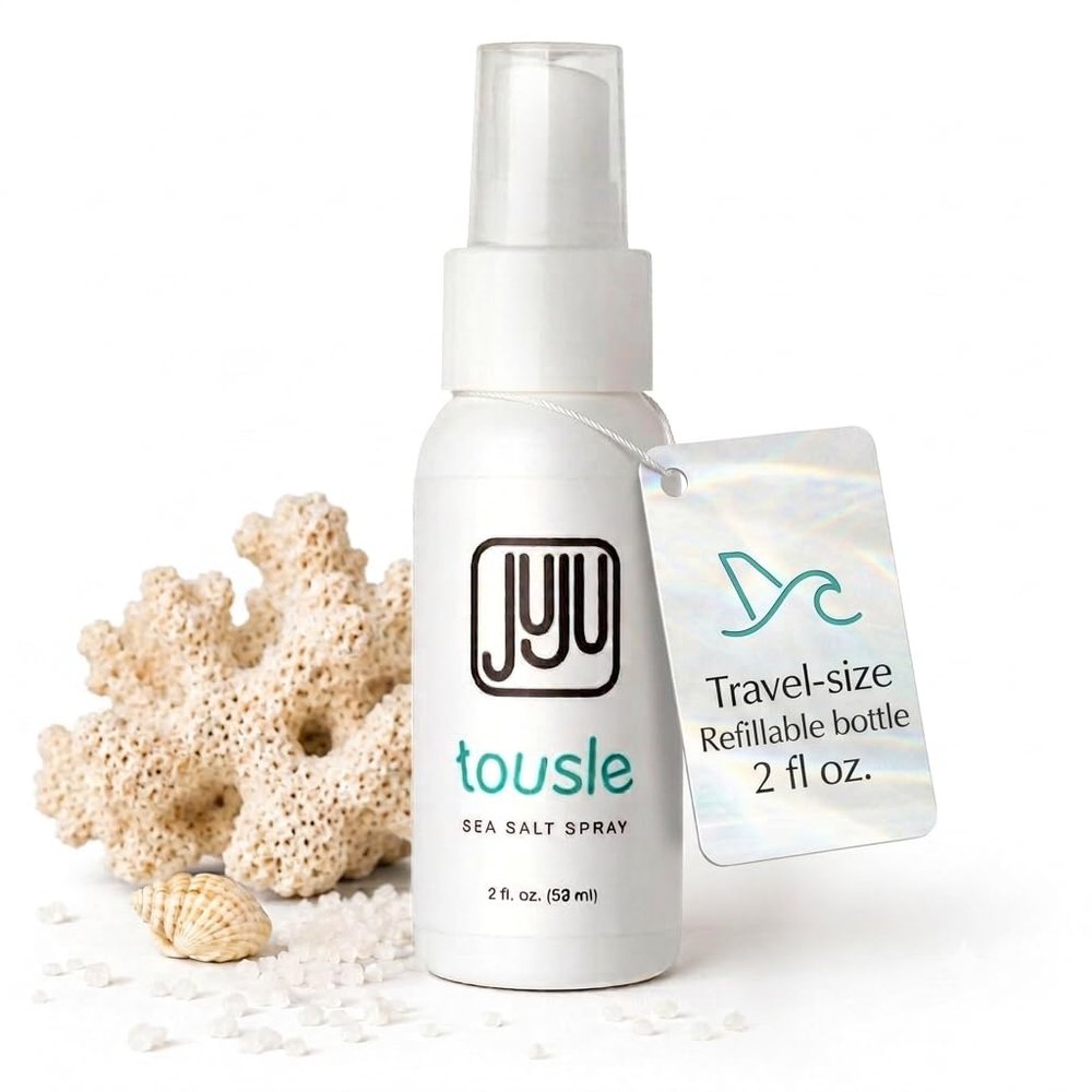 JUJU Tousle Travel Size Sea Salt Spray for Men & Women 2FL Oz Texture Spray