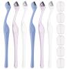 6Pcs Small Eyebrow Razor,Mini Eyebrow Razor for Women with Protective Cover view 1