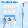 6Pcs Small Eyebrow Razor,Mini Eyebrow Razor for Women with Protective Cover view 2