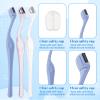 6Pcs Small Eyebrow Razor,Mini Eyebrow Razor for Women with Protective Cover view 3