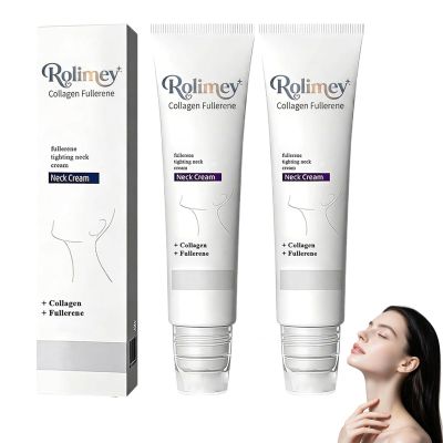 ATTDX Collagen Fullerene Cream, Collagen Fullerene Neck Cream, Effectively Moisturizes, Firms And Lifts Skin, And Evens Skin Tone. (2PCS)