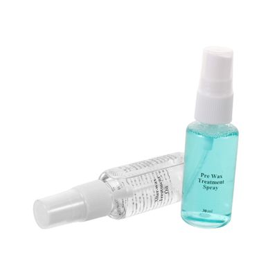 Lurrose 2pcs Pre Wax Cleanser and Post Wax Care Oil Spray 30ml Set for Sensitive Skin Bikini and Leg Hair Removal Soothing after Treatment