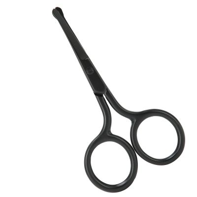 Vistreck Nose Hair Scissors with Rounded Tip for Safe Facial, Beard, Moustache, and Eyebrow Trimming