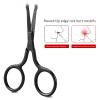 Vistreck Nose Hair Scissors with Rounded Tip for Safe Facial, Beard, Moustache, and Eyebrow Trimming view 2