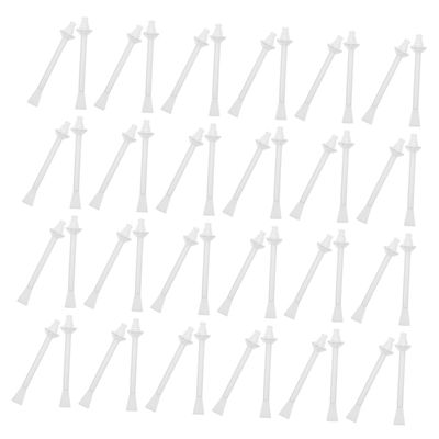 Housoutil 100pcs Dual-ended Nose Wax Applicator Sticks for Nose Ear and Eyebrow Hair Removal, Comfortable and Easy-to-use Waxing Spatulas for Facial Hair Removal
