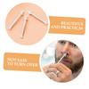 Housoutil 100pcs Dual-ended Nose Wax Applicator Sticks for Nose Ear and Eyebrow Hair Removal, Comfortable and Easy-to-use Waxing Spatulas for Facial Hair Removal view 3