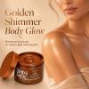 Velvetix Golden Shimmer Tanning Gel, Pearlescent Body Glow Gel with Mica, Jojoba Seed Oil, Carrot Oil, Coconut Oil & Tocopherol, Lightweight Bronzing Gel for Shoulders Arms Legs, 5.07 fl oz view 2