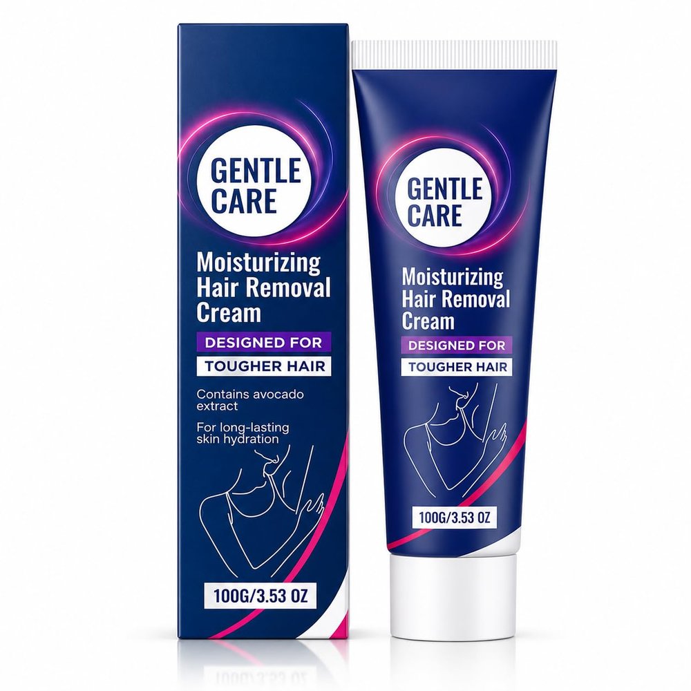 Hair Removal Cream for Men & Women, Depilatory Cream for Sensitive Skin, Moisturizing with Aloe Vera & Vitamin E, for Underarms, Bikini, Arms (1PCS-NYGTMG)