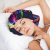 Moxquju Neon Pop Art Pitbull For Women'S Sleep Cap, Elastic Sleeping Bonnet For Natural And Curly Hair view 2