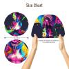 Moxquju Neon Pop Art Pitbull For Women'S Sleep Cap, Elastic Sleeping Bonnet For Natural And Curly Hair view 3