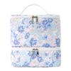 Kangnice Contemporary Two Piece Cosmetics Storage with 30 Flexible Spaces and Portable Separate Design Multi Compartment Makeup Bag view 1