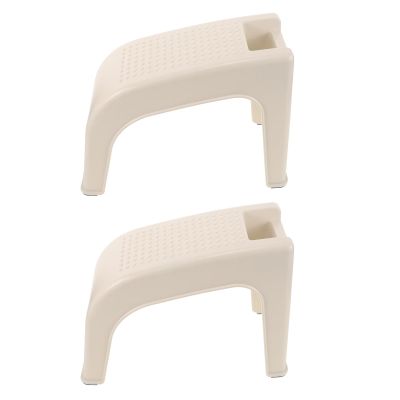 Ciieeo 2pcs Professional Pedicure Stool for Nail and Foot Care Anti-Numbness Design and Comfortable Salon Spa Footrest