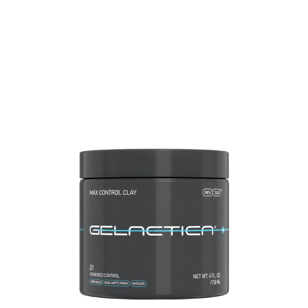 Gelactica Max Control Hair Clay for Men Matte Finish High Hold 4oz