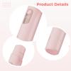 Electric Shaver for Women, Pink Hair Remover with Dual Heads, USB Rechargeable for Face Body and Bikini Trimming, Smooth Design Electric Hair Shaver, Portable Grooming Tool for Ladies view 3