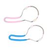 NinthAvenue Basics Spring Threading Hair Remover Stainless Steel Portable Facial Hair Remover for Women Easy Removal for Upper Lip Chin Cheeks for Home and Travel Use Blue Pink view 4
